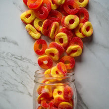 Load image into Gallery viewer, sanded gummy peach rings
